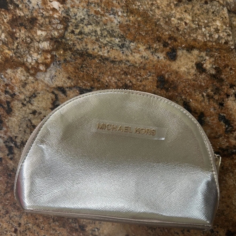 Michael Kors Gold Cosmetic Bag - Picture 6 of 9